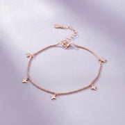Rose Gold Star Charm Bracelet