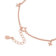 Rose Gold Star Charm Bracelet