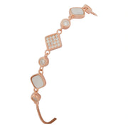 Rose Gold Mosaic Bracelet