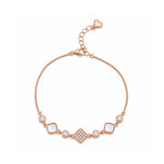 Rose Gold Mosaic Bracelet