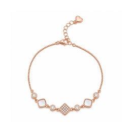 Rose Gold Mosaic Bracelet