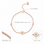 Rose Gold Blossom Bracelet