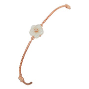 Rose Gold Plated Sterling Silver Blossom Bracelet