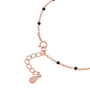 Rose Gold-Plated Sterling Silver Pave Bracelet