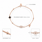 Midnight Evil Eye Bracelet