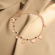 Celestial Charm Rose Bracelet