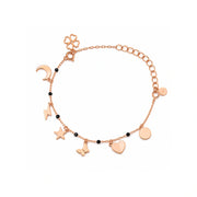 Celestial Charm Rose Bracelet