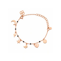 Celestial Charm Rose Bracelet