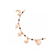 Celestial Charm Rose Bracelet