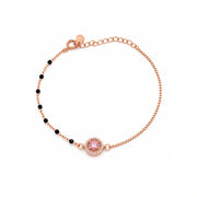 Pink Halo Charm Bracelet