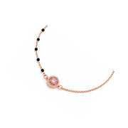 Pink Halo Charm Bracelet