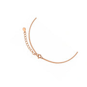 Rose Gold Twin Circle Bracelet