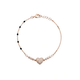 Celestial Heart Bead Bracelet