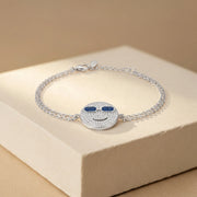 Midnight Smiley Charm Bracelet