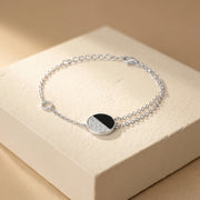 Midnight Spark Oval Bracelet