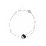 Midnight Spark Oval Bracelet