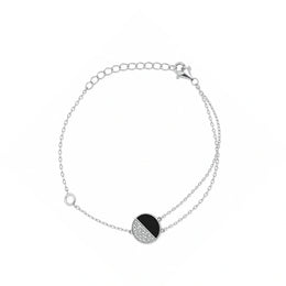 Midnight Spark Oval Bracelet