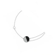 Midnight Spark Oval Bracelet