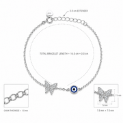 Celestial Butterfly Eye Bracelet