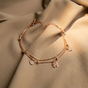 Celestial Clover Charm Bracelet