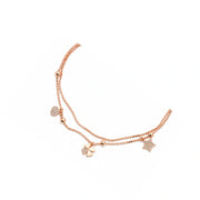Celestial Clover Charm Bracelet