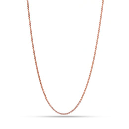 Rose Gold Box Chain Necklace