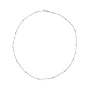 Lumière Rosé | Sterling Silver Satellite Chain