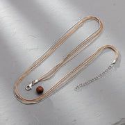 Radiant Layered Snake Chain
