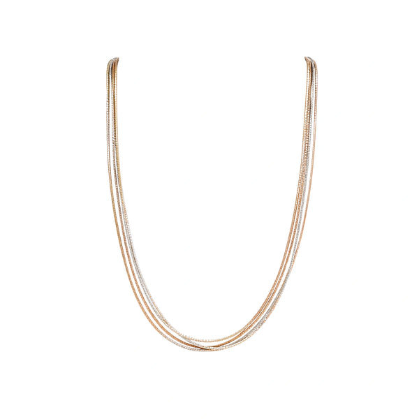 Radiant Layered Snake Chain