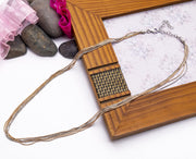 Multi-layer Sterling Silver Chain - Two-Tone Snake