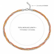 Radiant Layered Snake Chain