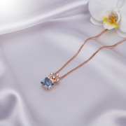 Azure Radiance 925 Silver Pendant Necklace