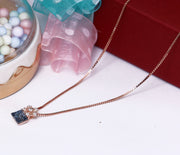 Azure Radiance 925 Silver Pendant Necklace