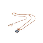 Azure Glow Pendant Necklace