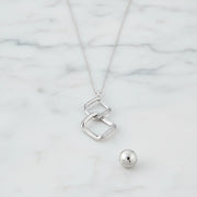 Celestial Linked Square Necklace