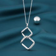 Celestial Linked Square Necklace
