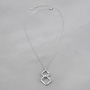 Celestial Linked Square Necklace