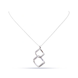 Celestial Linked Square Necklace