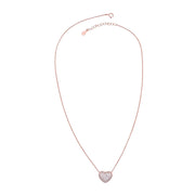 Bubble Hip Hop Heart Sterling Silver Pendant with Chain