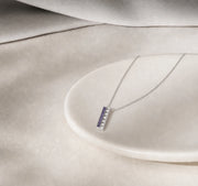 Double Bar Pendant Necklace