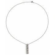 Double Bar Pendant Necklace