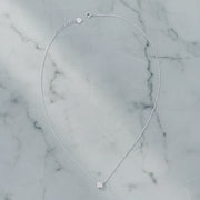 Luna Spark Solitaire Necklace