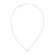 Luna Spark Solitaire Necklace