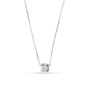 Luna Spark Solitaire Necklace