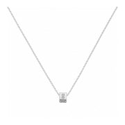 Luna Spark Solitaire Necklace