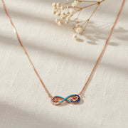 Infinity Heart Spark Necklace