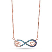 Infinity Heart Spark Necklace