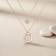 Rose Clover Layered Necklace