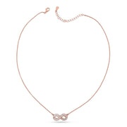Rose Gold Infinity Spark Necklace
