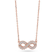 Rose Gold Infinity Spark Necklace